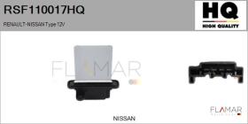 HQ RSF110017HQ - RESISTENCIAS VENTILADOR CALEFACCION