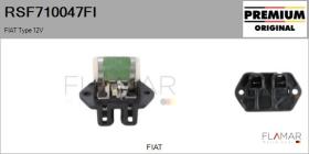 FIAT RSF710047FI - RESISTENCIAS VENTILADOR CALEFACCION