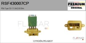 PSA RSF430007CP - RESISTENCIAS VENTILADOR CALEFACCION