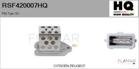 HQ RSF420007HQ - RESISTENCIAS VENTILADOR CALEFACCION