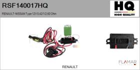 HQ RSF140017HQ - RESISTENCIAS VENTILADOR CALEFACCION