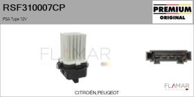PSA RSF310007CP - RESISTENCIAS VENTILADOR CALEFACCION