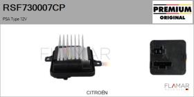 PSA RSF730007CP - RESISTENCIAS VENTILADOR CALEFACCION