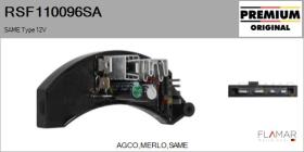 SAME RSF110096SA - RESISTENCIAS VENTILADOR CALEFACCION