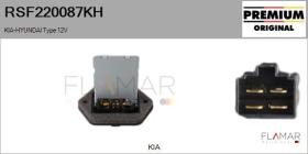 HYUNDAI-KIA RSF220087KH - RESISTENCIAS VENTILADOR CALEFACCION