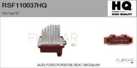 HQ RSF110037HQ - RESISTENCIAS VENTILADOR CALEFACCION