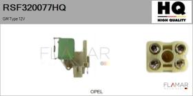 HQ RSF320077HQ - RESISTENCIAS VENTILADOR CALEFACCION