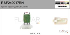 RENAULT NISSAN RSF240017RN - RESISTENCIAS VENTILADOR CALEFACCION