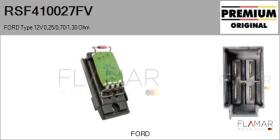 FORD-VOLVO-SAAB RSF410027FV - RESISTENCIAS VENTILADOR CALEFACCION