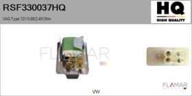 HQ RSF330037HQ - RESISTENCIAS VENTILADOR CALEFACCION