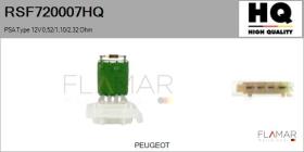 HQ RSF720007HQ - RESISTENCIAS VENTILADOR CALEFACCION