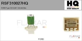 HQ RSF310027HQ - RESISTENCIAS VENTILADOR CALEFACCION