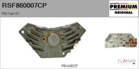 PSA RSF860007CP - Resistencia Ventilador Calefacción