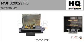 HQ RSF620028HQ - Resitencia, ventilador habitáculo CHRYSLER Type 12V