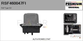 FIAT RSF460047FI - Resitencia, ventilador habitáculo FIAT Type 12V