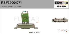 FIAT RSF350047FI - Resitencia, ventilador habitáculo FIAT Type 12V 0,32/1,18/2