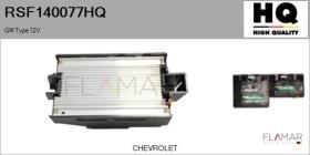 HQ RSF140077HQ - Resitencia, ventilador habitáculo GM Type 12V