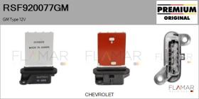 GM RSF920077GM - Resitencia, ventilador habitáculo GM Type 12V