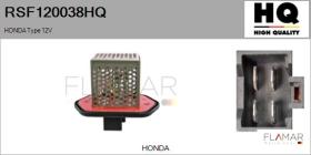 HQ RSF120038HQ - Resitencia, ventilador habitáculo HONDA Type 12V