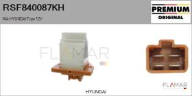 HYUNDAI-KIA RSF840087KH - Resitencia, ventilador habitáculo HYUNDAI Type 12V