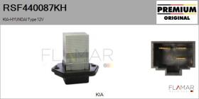 HYUNDAI-KIA RSF440087KH - Resitencia, ventilador habitáculo HYUNDAI Type 12V
