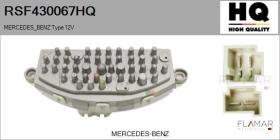 HQ RSF430067HQ - Resitencia, ventilador habitáculo MERCEDES Type 12V