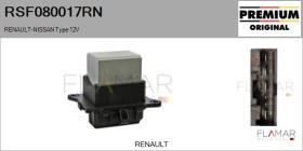 RENAULT NISSAN RSF080017RN - Resitencia, ventilador habitáculo RENAULT Type 12V
