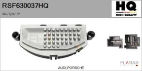 HQ RSF630037HQ - Resitencia, ventilador habitáculo VAG Type 12V