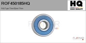 HQ ROF450185HQ - RODAM. NUEVO FAG Type 17mm 52mm 17mm