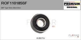 SKF ROF110185SF - RODAM. NUEVO ORIG. SKF Type 10mm 26mm 8mm