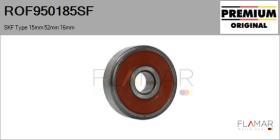 SKF ROF950185SF - RODAM. NUEVO ORIG. SKF Type 15,00mm 52,00mm 16,00mm