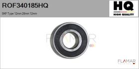 HQ ROF340185HQ - RODAM. NUEVO SKF Type 12mm 28mm 12mm