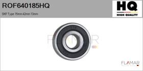 HQ ROF640185HQ - RODAM. NUEVO SKF Type 15mm 42mm 13mm