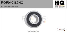 HQ ROF040185HQ - RODAM. NUEVO SKF Type 25mm 62mm 24mm