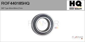 HQ ROF440185HQ - RODAM. NUEVO SKF Type 40mm 68mm 21mm