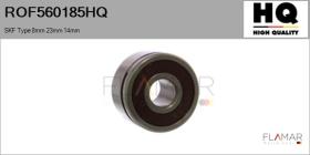 HQ ROF560185HQ - RODAM. NUEVO SKF Type 8,00mm 23,00mm 14,00mm