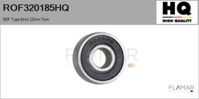 HQ ROF320185HQ - RODAM. NUEVO SKF Type 8mm 22mm 7mm
