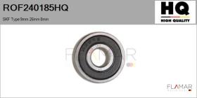 HQ ROF240185HQ - RODAM. NUEVO SKF Type 9mm 26mm 8mm