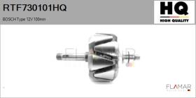 HQ RTF730101HQ - ROTOR NUEVO BOSCH Type 12V 100,00mm