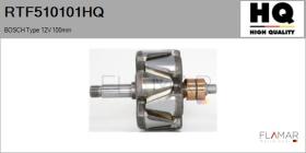 HQ RTF510101HQ - ROTOR NUEVO BOSCH Type 12V 100,00mm