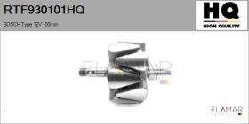 HQ RTF930101HQ - ROTOR NUEVO BOSCH Type 12V 100,00mm