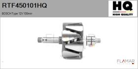 HQ RTF450101HQ - ROTOR NUEVO BOSCH Type 12V 100,00mm