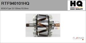 HQ RTF940101HQ - ROTOR NUEVO BOSCH Type 12V 120Amp 103,30mm