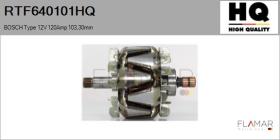 HQ RTF640101HQ - ROTOR NUEVO BOSCH Type 12V 120Amp 103,30mm