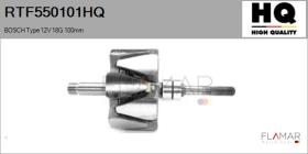 HQ RTF550101HQ - ROTOR NUEVO BOSCH Type 12V 18G 100,00mm