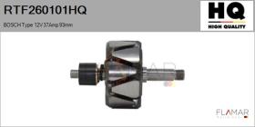 HQ RTF260101HQ - ROTOR NUEVO BOSCH Type 12V 37Amp 93,00mm