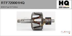 HQ RTF720001HQ - ROTOR NUEVO BOSCH Type 12V 73,40mm