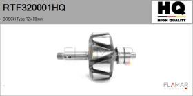 HQ RTF320001HQ - ROTOR NUEVO BOSCH Type 12V 89,00mm