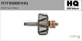 HQ RTF830001HQ - ROTOR NUEVO BOSCH Type 12V 89,00mm