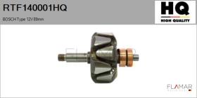 HQ RTF140001HQ - ROTOR NUEVO BOSCH Type 12V 89,00mm